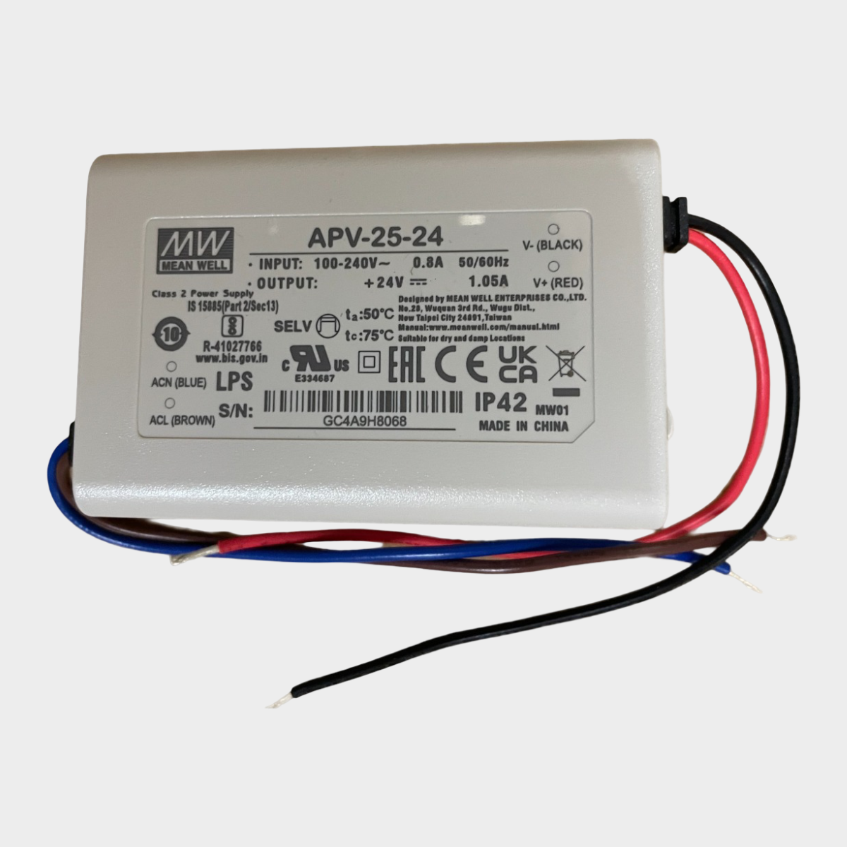 Power supply Mean Well APV-25-24