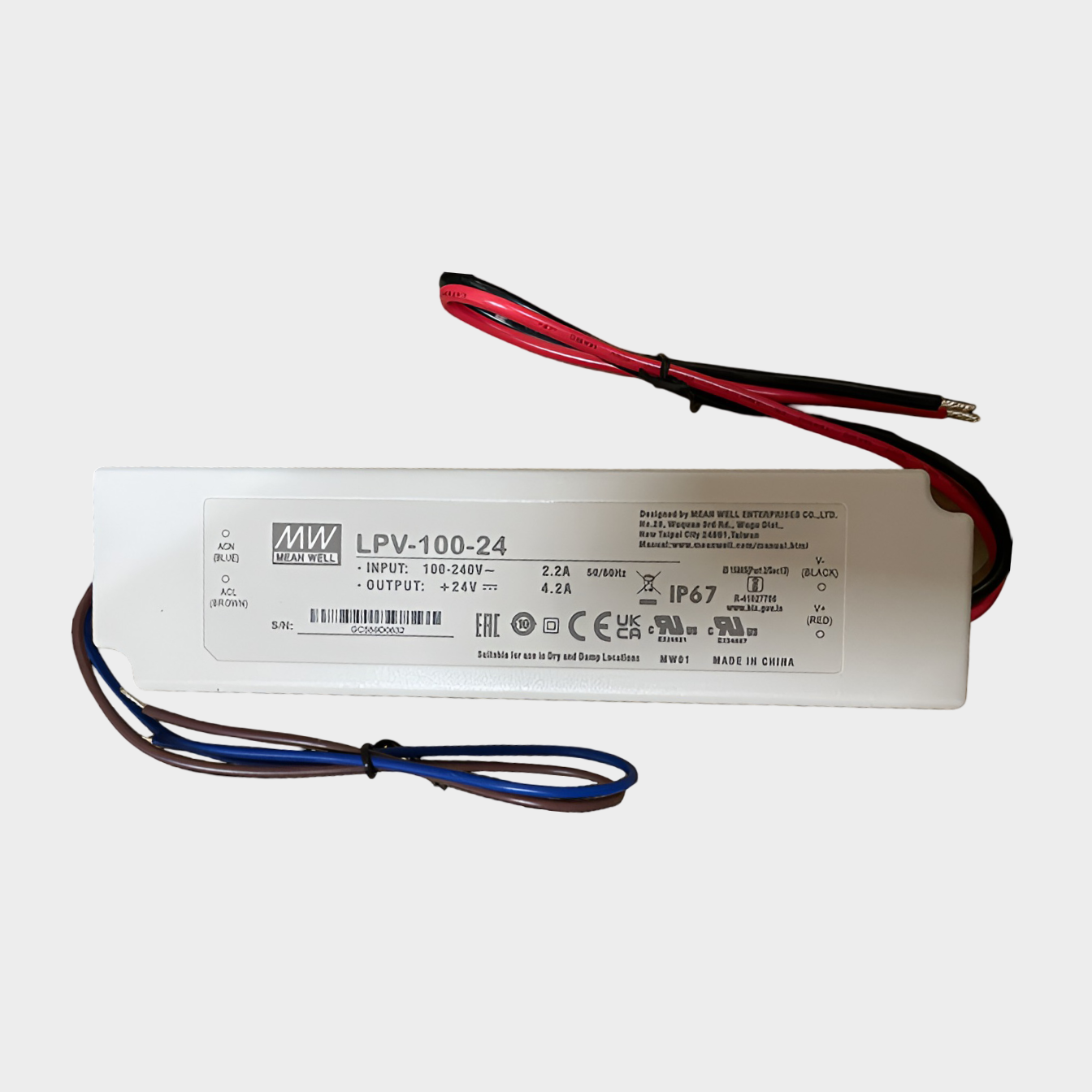 Power supply Mean Well LPV-100-24
