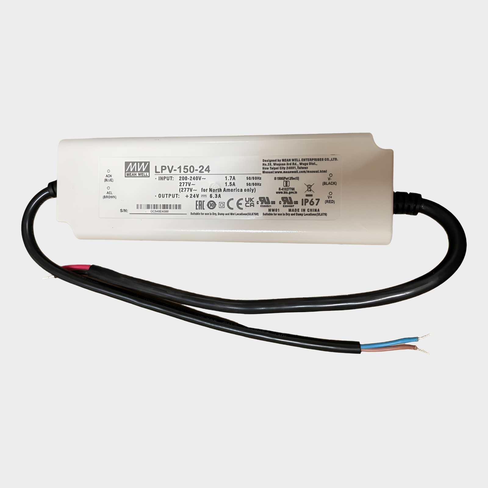 Power supply Mean Well LPV-150-24